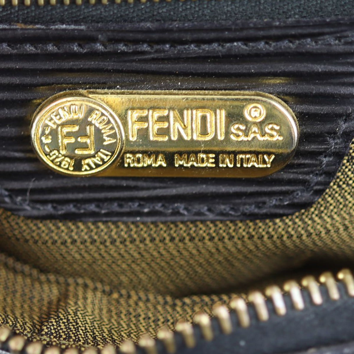 Fendi Vintage Logo Camera Bag Small Stamp
