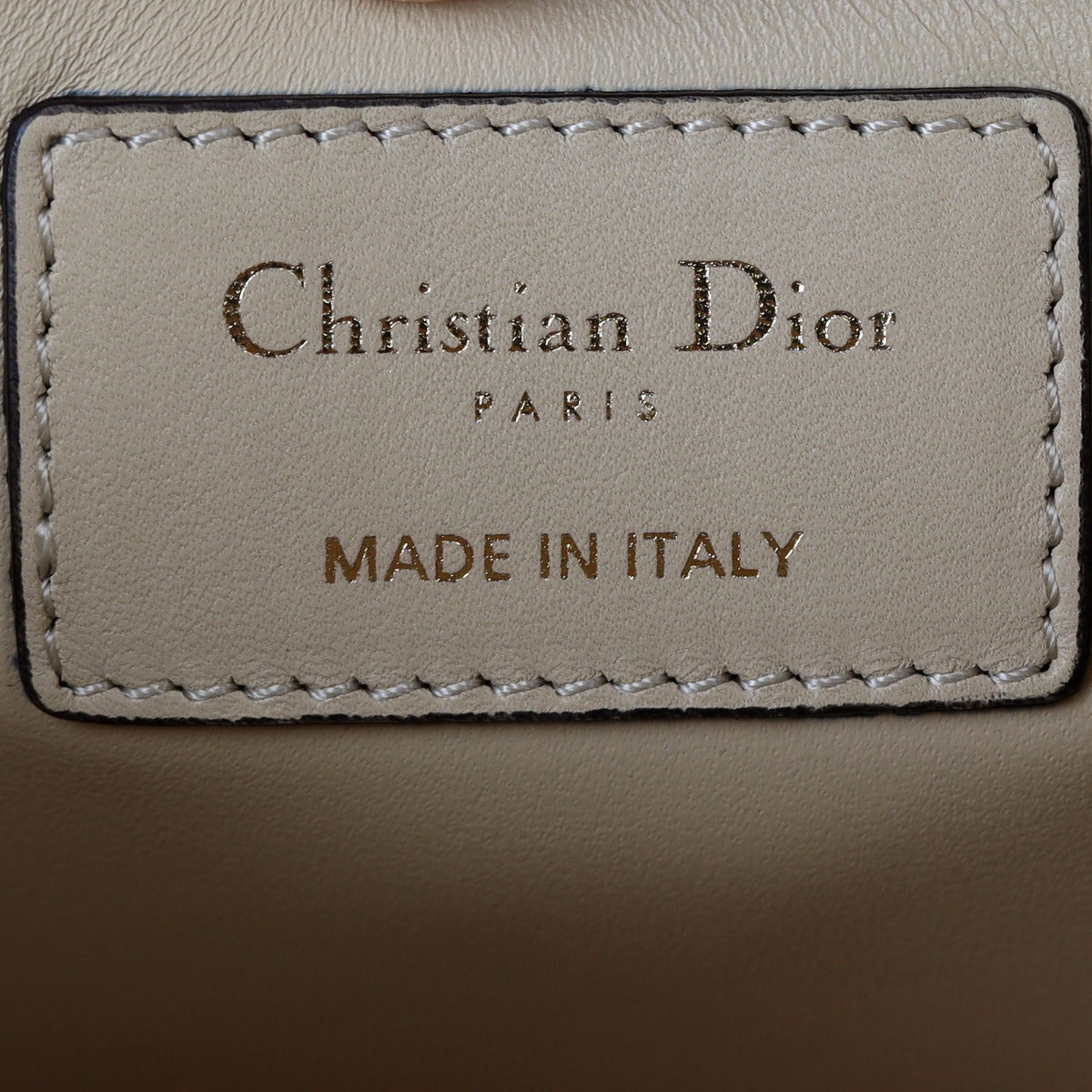 Dior 30 Montaigne Bag Interior Stamp