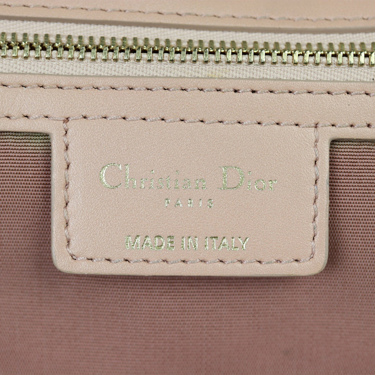 Dior Panarea Tote Medium Interior Stamp