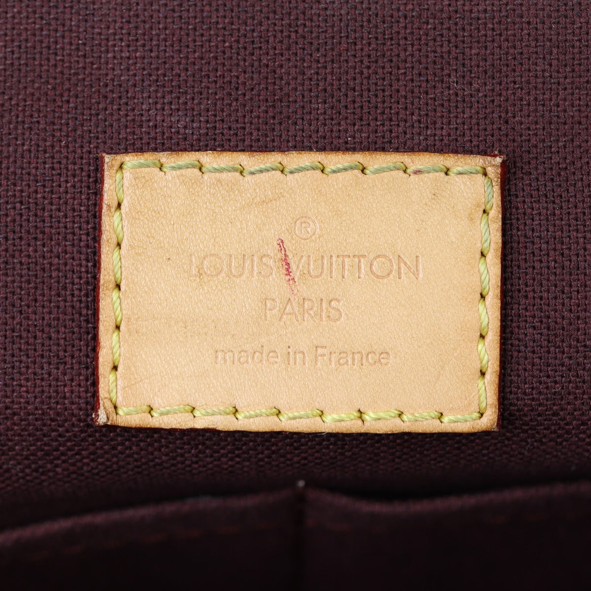 Louis Vuitton Turenne MM Monogram Interior Stamp