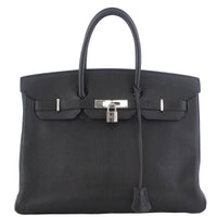 Hermes Birkin 35 Bag black front