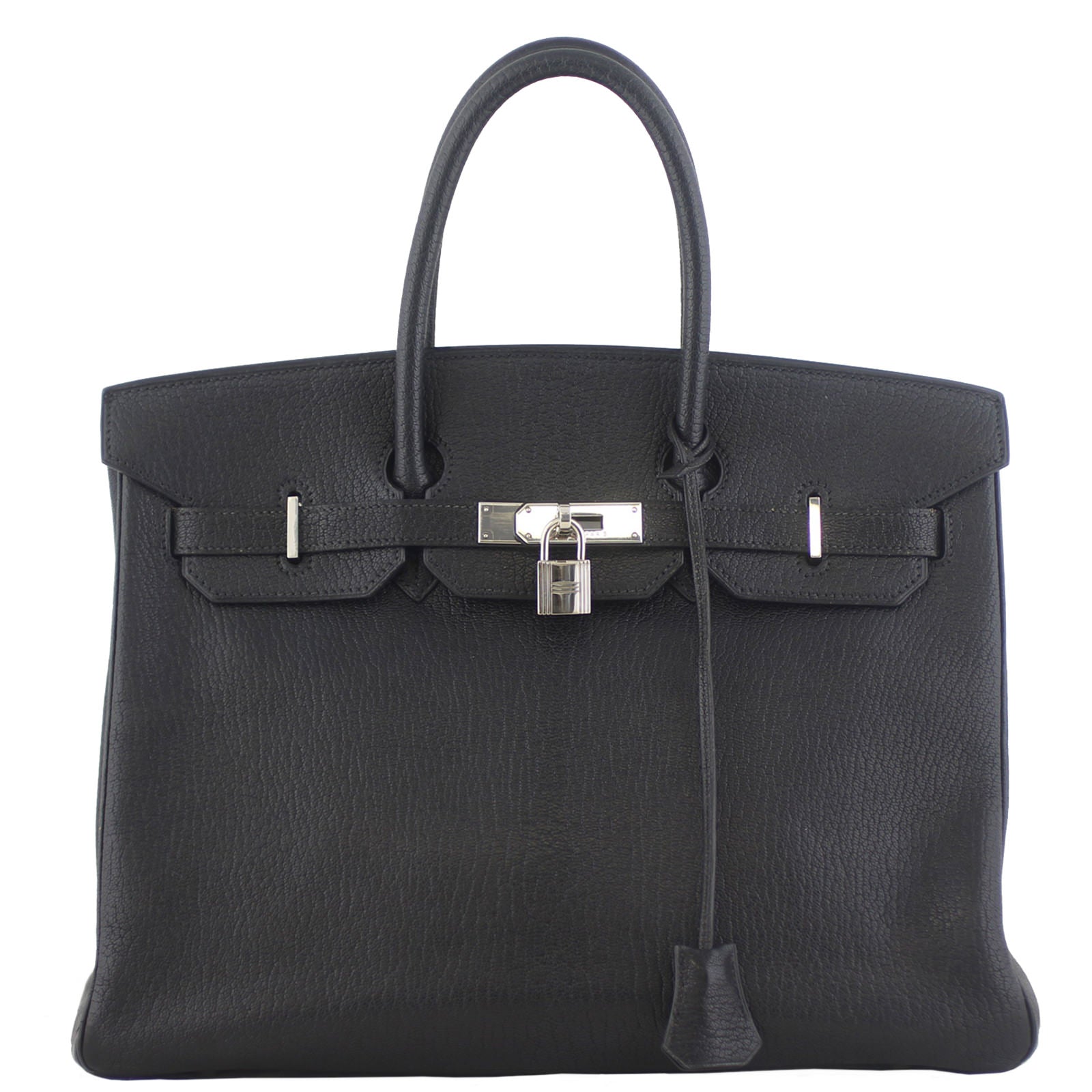 Hermes Birkin 35 Bag black front