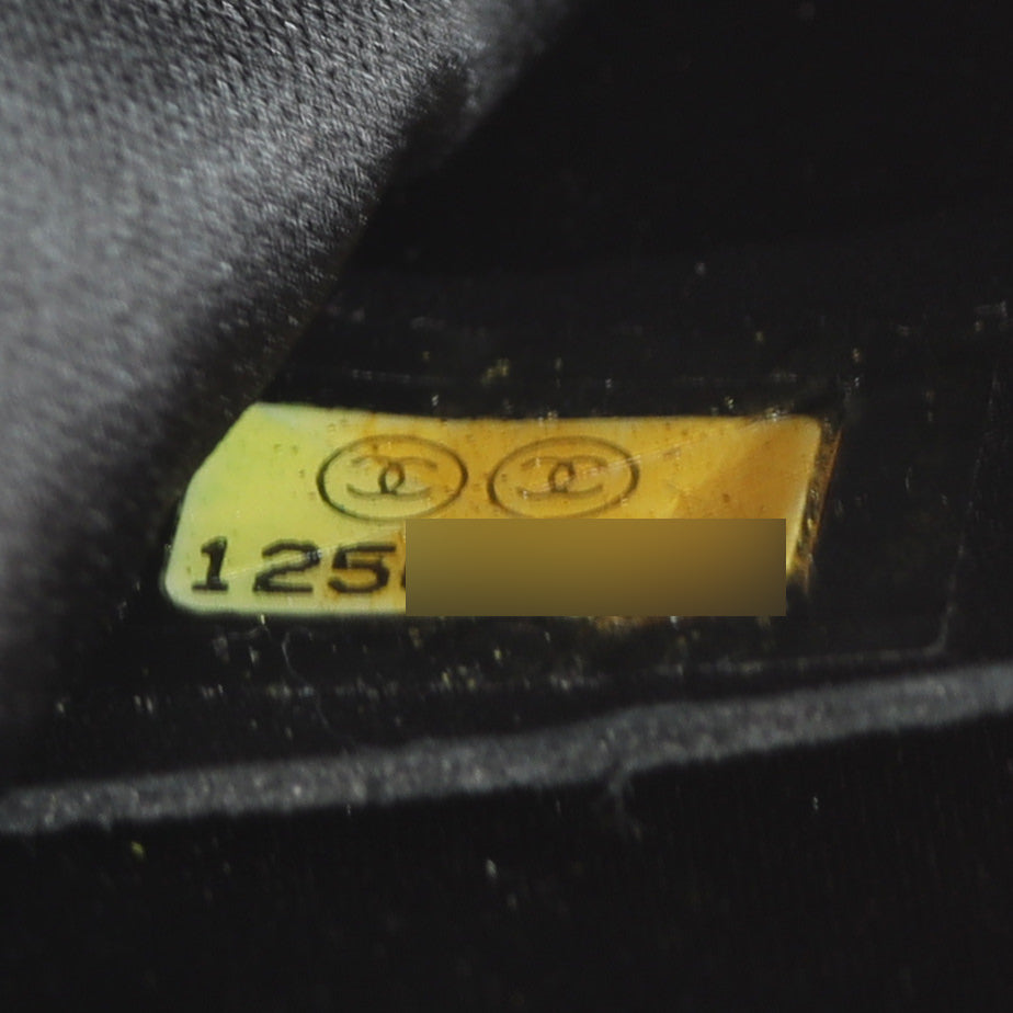 Chanel East West Scale Flap Bag Patent | Black