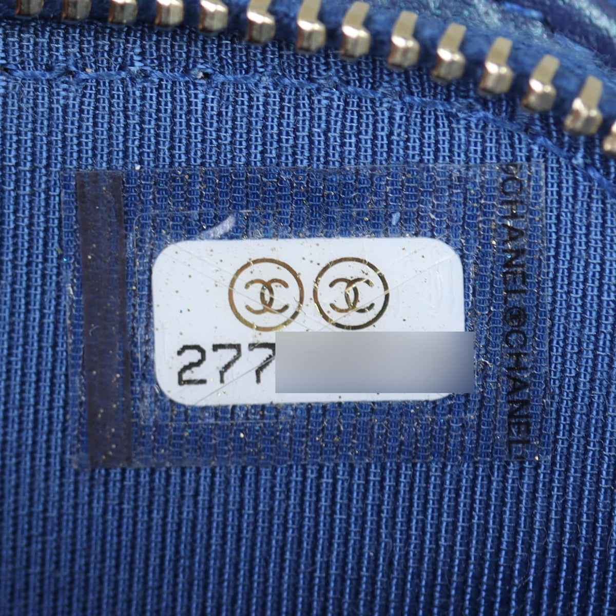 Chanel Double Zip Clutch with Chain Date Code