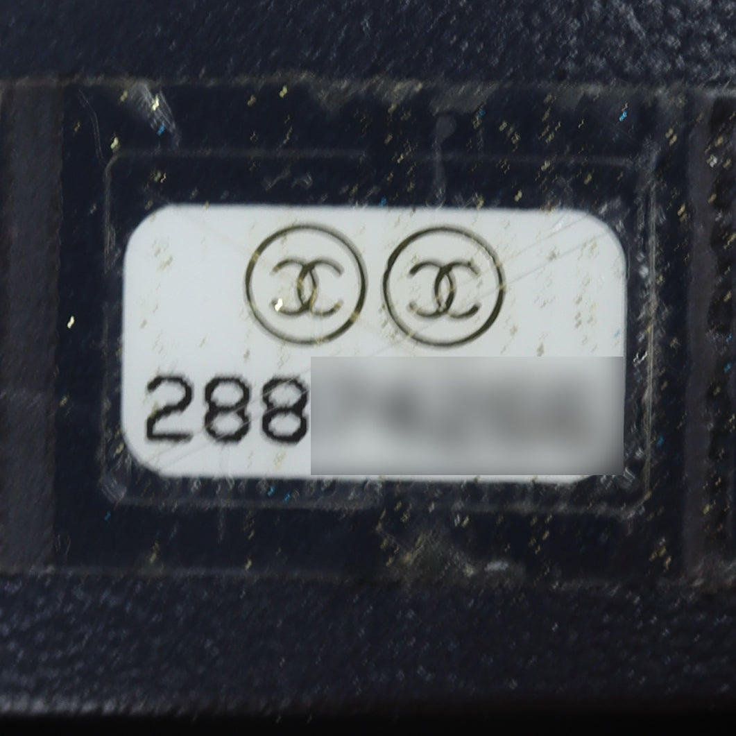 Chanel Quilted CC Drawstring Bucket Bag | Dark Navy