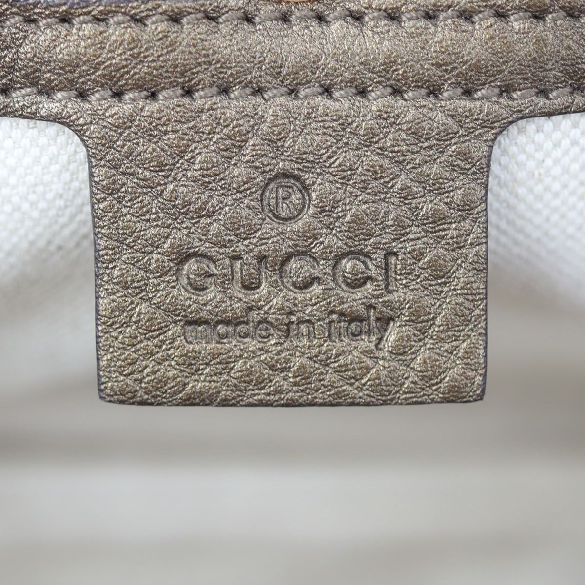 Gucci New Bamboo Top Handle Medium Stamp
