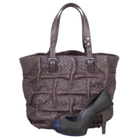Bottega Veneta Intrecciato Pleated Tote Shoe