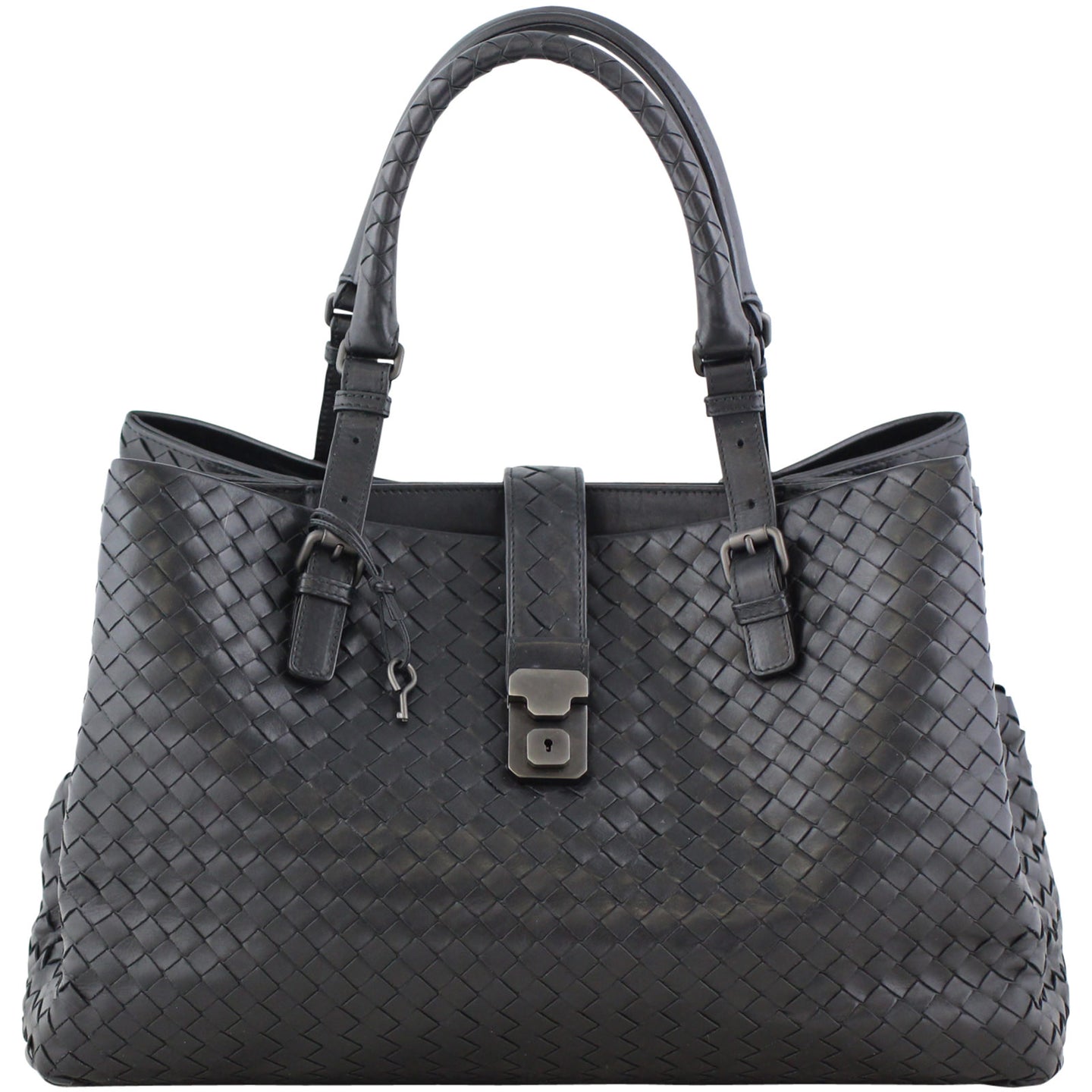 Bottega Veneta Intrecciato Roma Medium Front