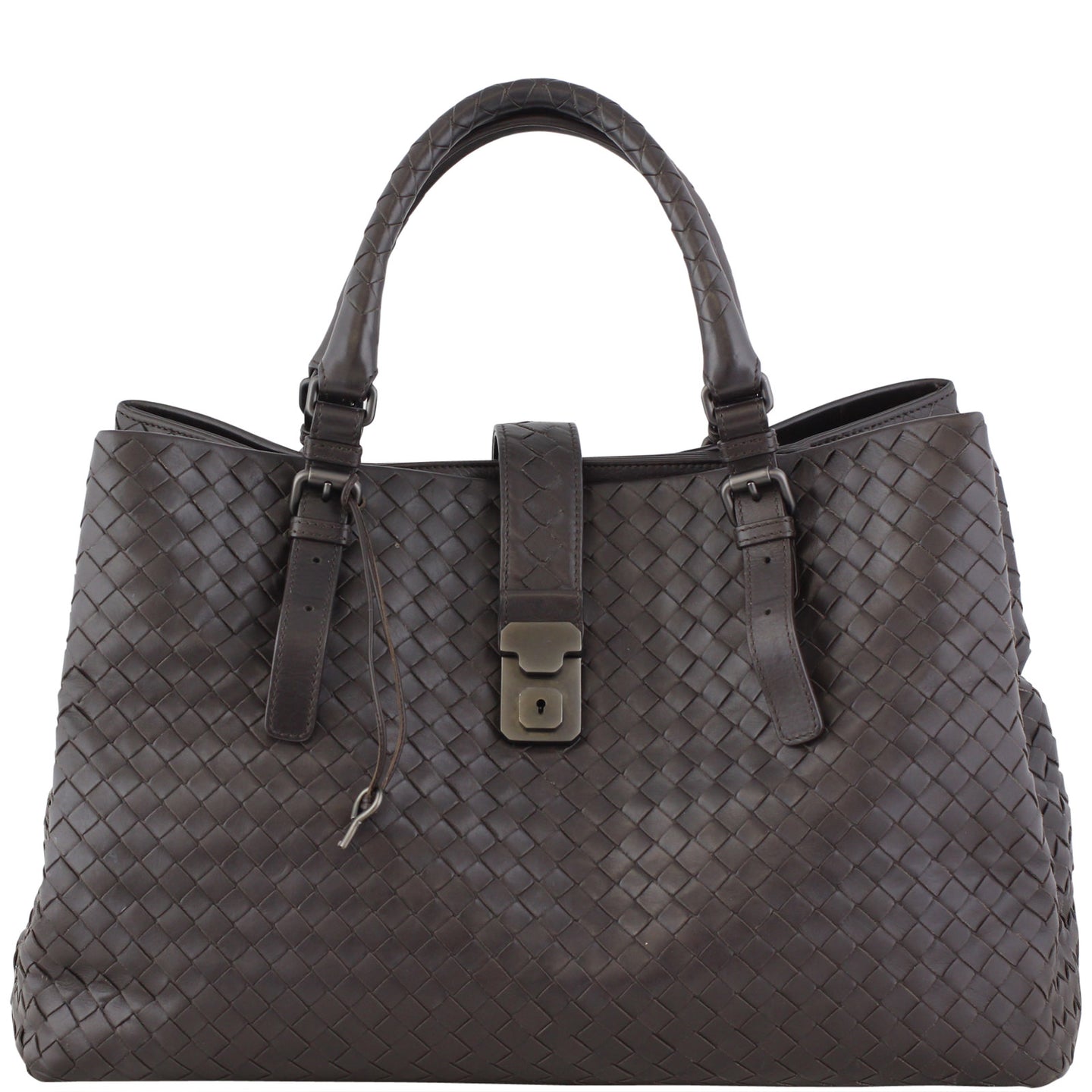 Bottega Veneta Intrecciato Roma Medium Front