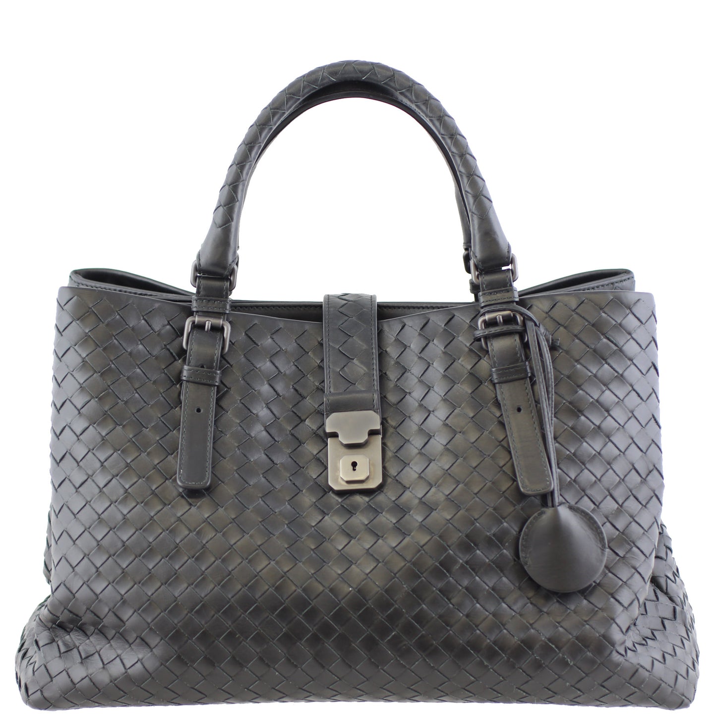 Bottega Veneta Intrecciato Roma Medium Front