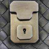 Bottega Veneta Intrecciato Roma Medium Lock