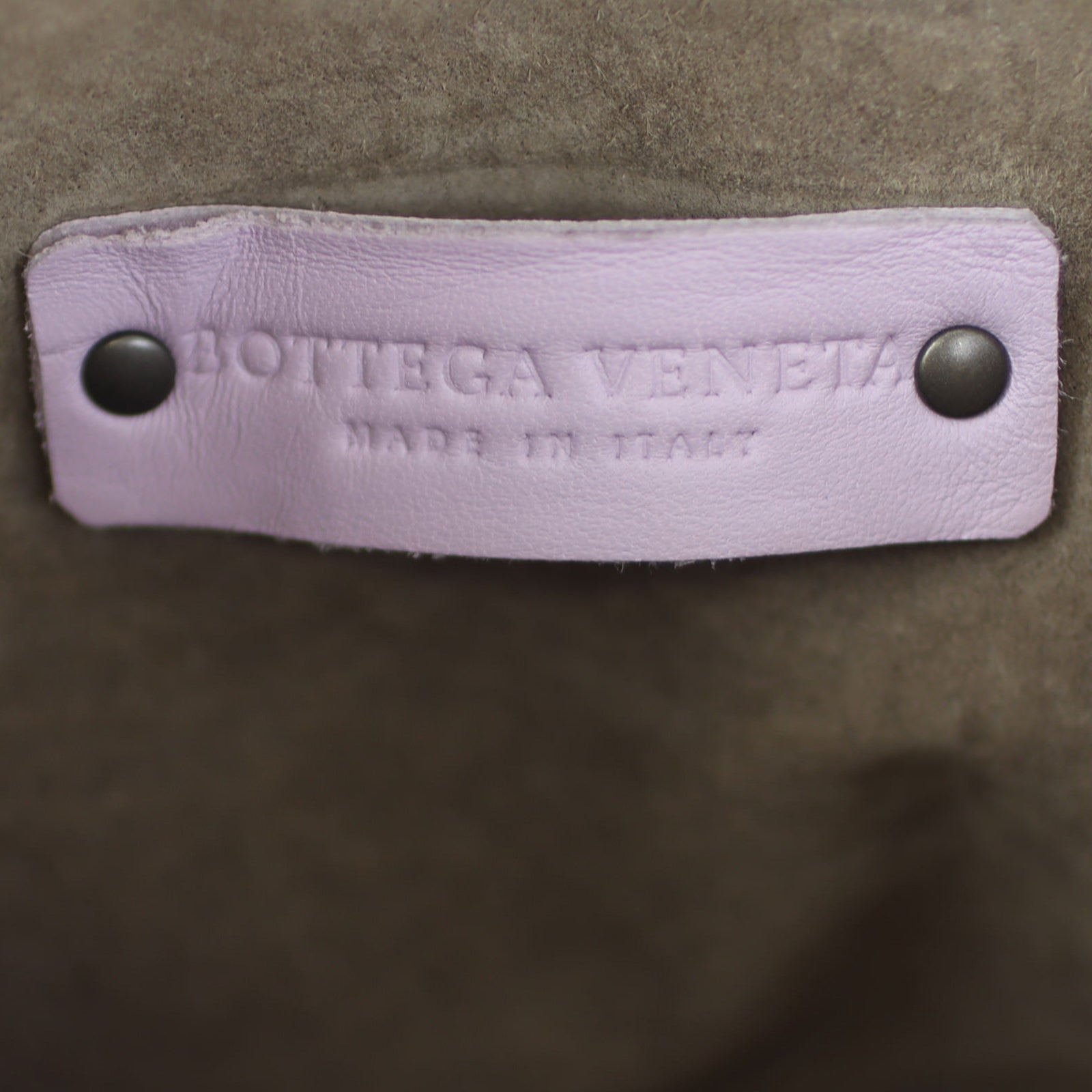 Bottega Veneta Nero Intrecciato Nodini Bag Stamp
