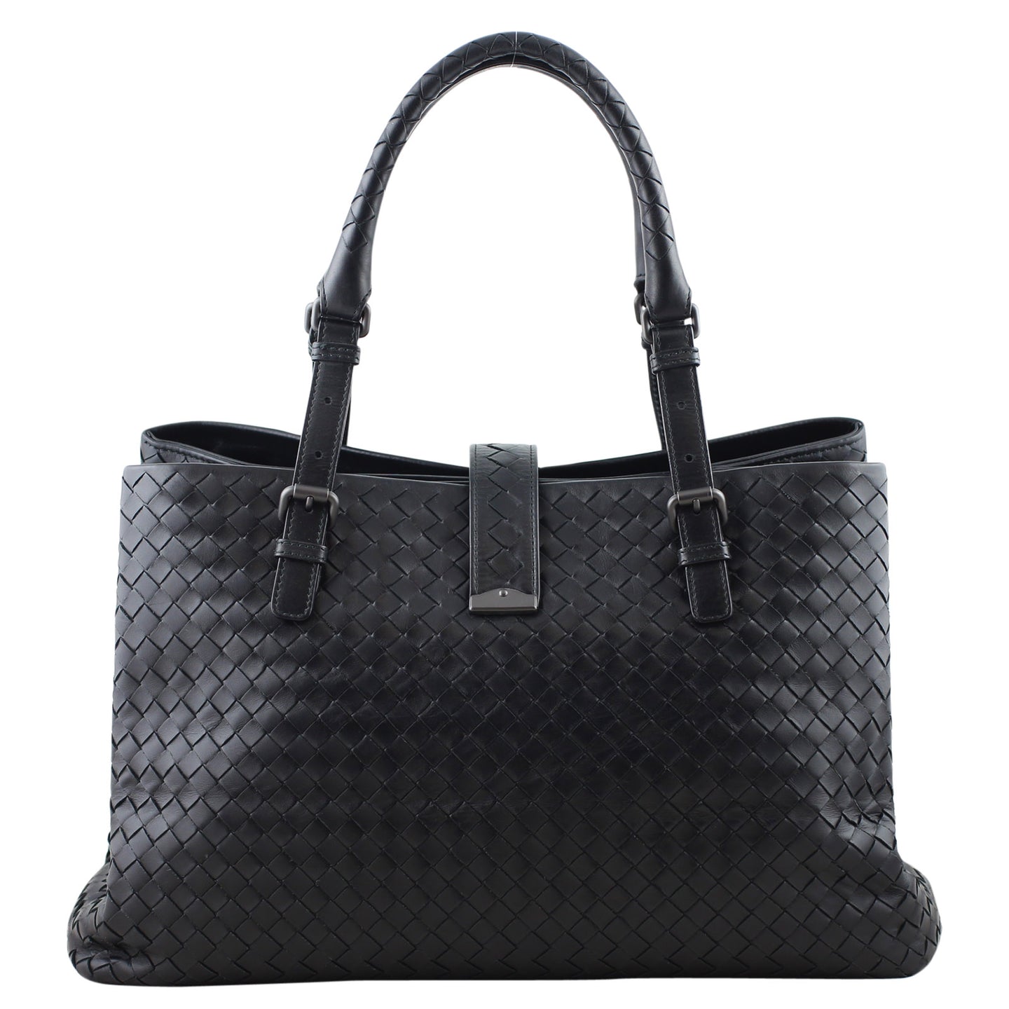 Bottega Veneta Intrecciato Roma Bag Large back