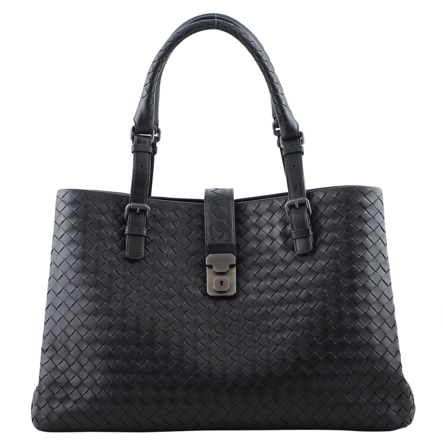 Bottega Veneta Intrecciato Roma Bag Large front