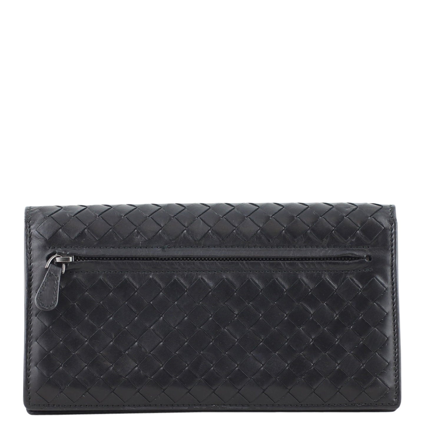 Bottega Veneta Intrecciato Roma Wallet back