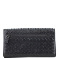 Bottega Veneta Intrecciato Roma Wallet back