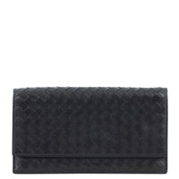 Bottega Veneta Intrecciato Roma Wallet front