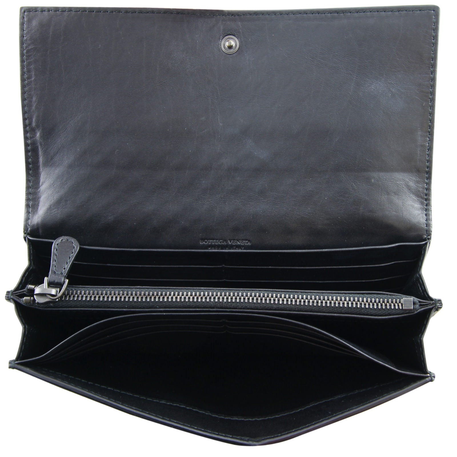 Bottega Veneta Intrecciato Roma Wallet interifor