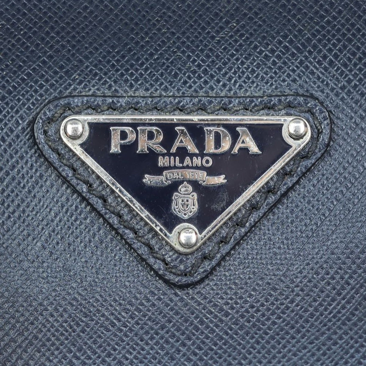 Prada Saffiano Zip Briefcase Bag Hardware

