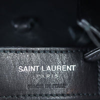 Saint Laurent Fringe Monogram Bourse Bucket Bag Mini Stamp
