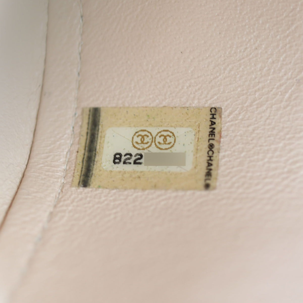 Chanel Vintage Vertical Quilt Flap Bag Date code
