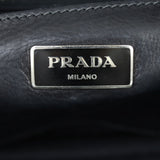 Prada Twin Pocket Glace Calfskin Tote Stamp
