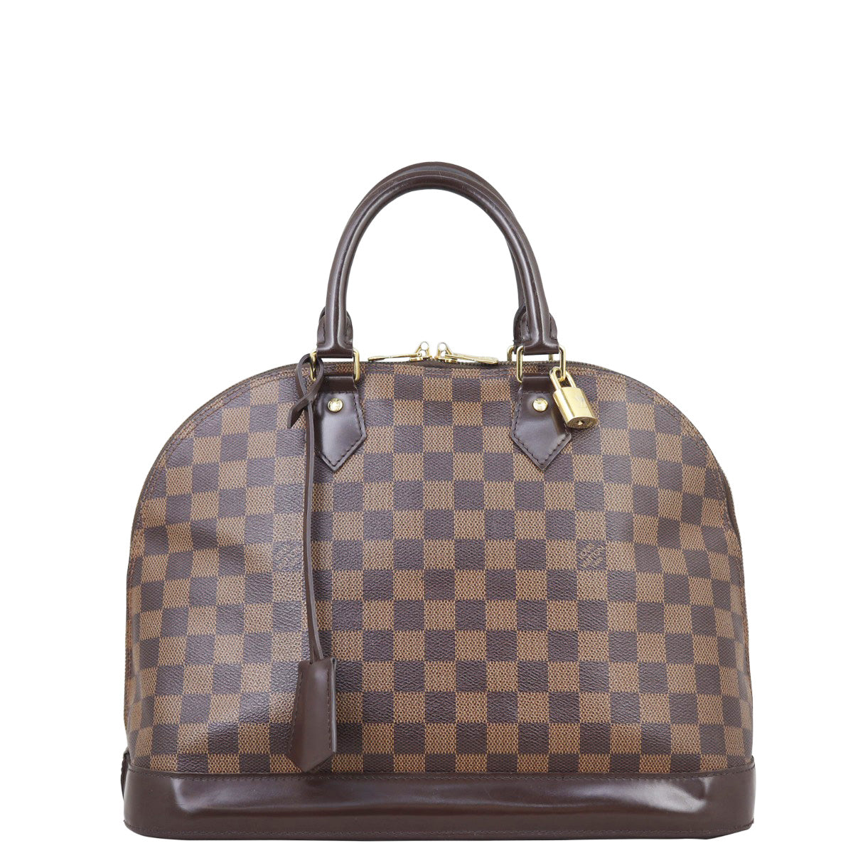 Louis Vuitton Alma MM Damier Ebene Front
