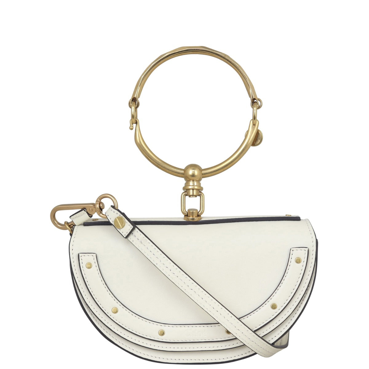 Chloe Nile Minaudiere Bracelet Bag Front
