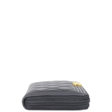 Chanel Boy Long Zipped Wallet Side
