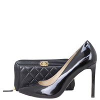 Chanel Boy Long Zipped Wallet Shoe
