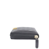 Chanel Boy Long Zipped Wallet Side
