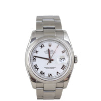 Rolex Oyster Perpetual Datejust 36mm Watch Front
