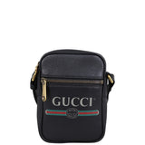 Gucci Logo Print Messenger Front
