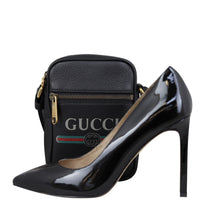 Gucci Logo Print Messenger Shoe
