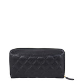 Chanel Classic Long Zipped Wallet Back
