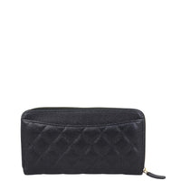 Chanel Classic Long Zipped Wallet Back
