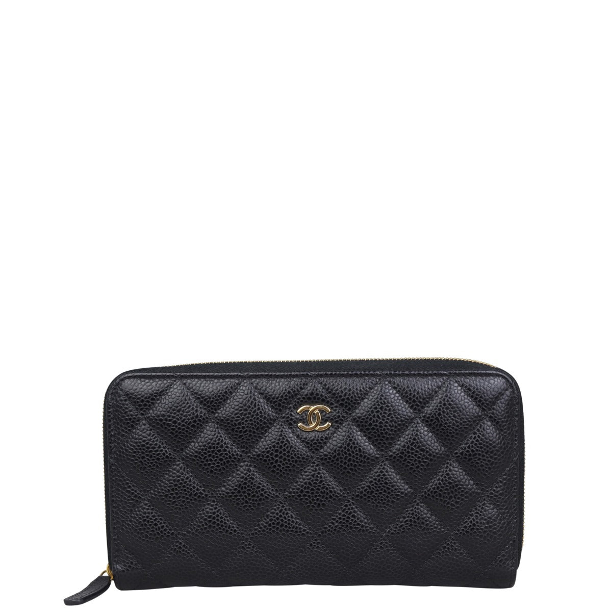 Chanel Classic Long Zipped Wallet Front
