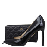 Chanel Classic Long Zipped Wallet Shoe
