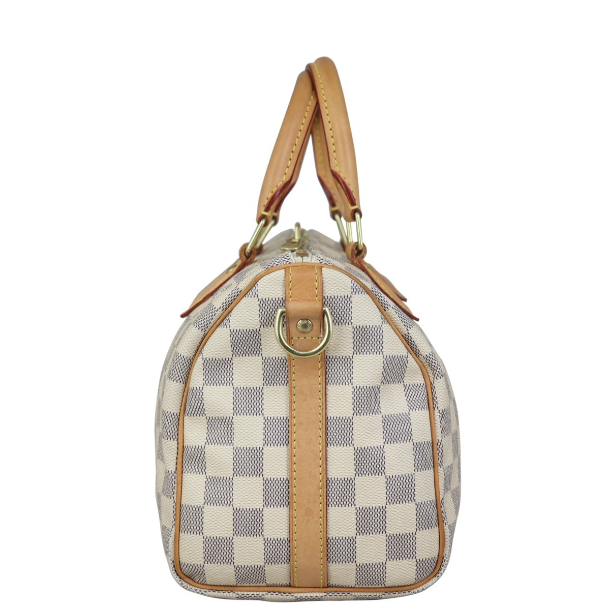 Louis Vuitton Speedy 25 Bandouliere Damier Azur Side
