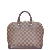 Louis Vuitton Alma PM Damier Ebene Front
