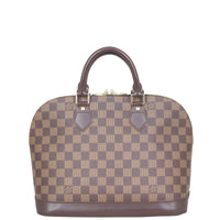 Louis Vuitton Alma PM Damier Ebene Front
