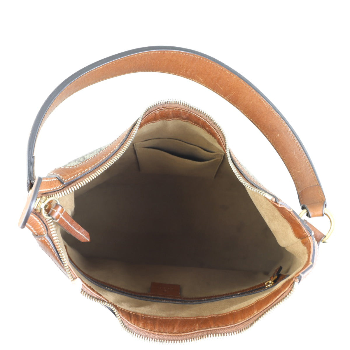 Gucci GG Supreme Linea A Hobo Whole interior

