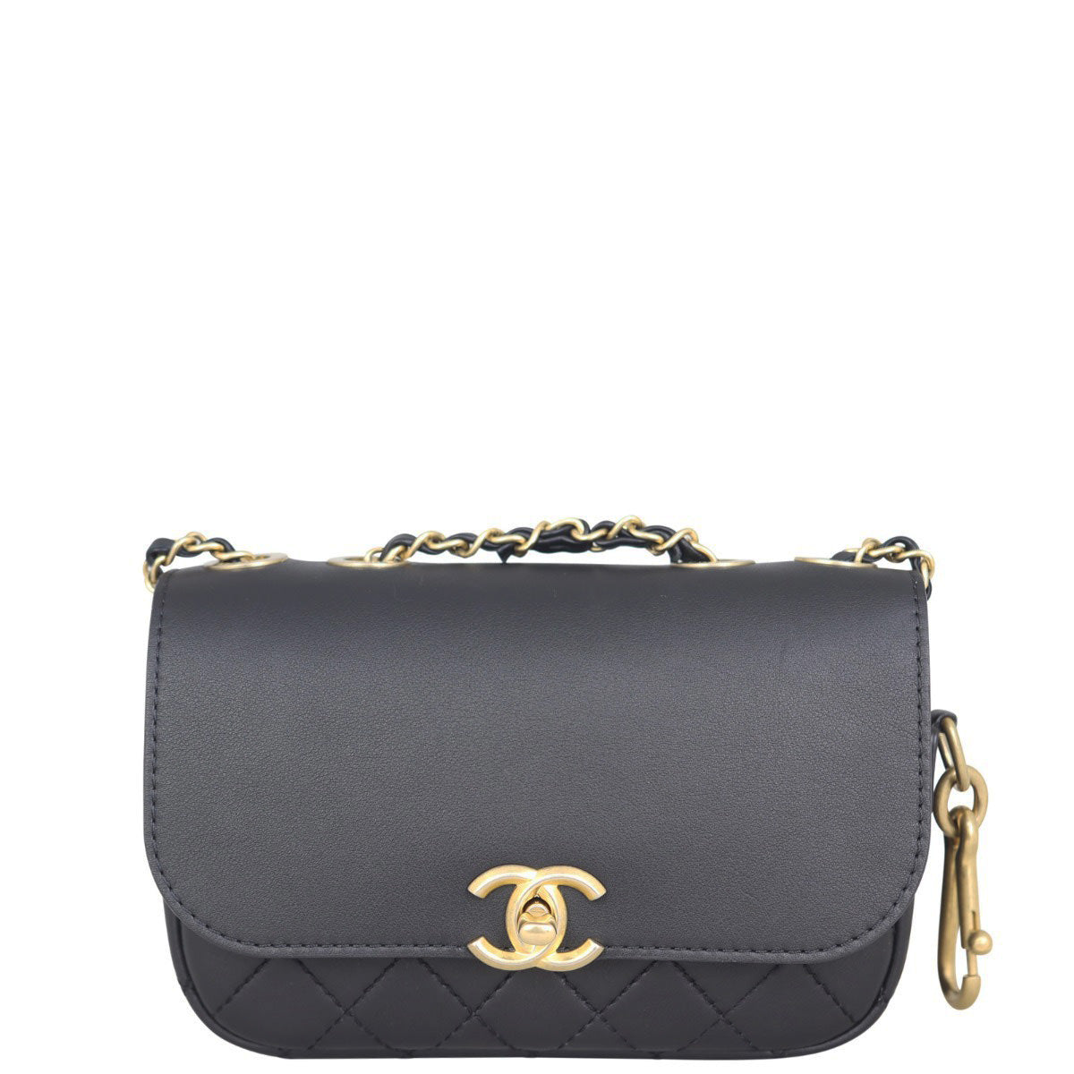 Chanel Flap Bag with Coin Purse Front