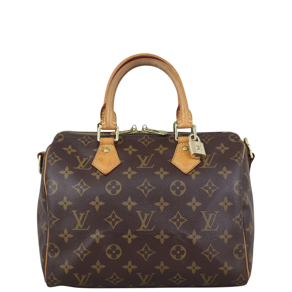 Louis Vuitton Speedy 25 Bandouliere Monogram Front
