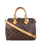 Louis Vuitton Speedy 25 Bandouliere Monogram Front