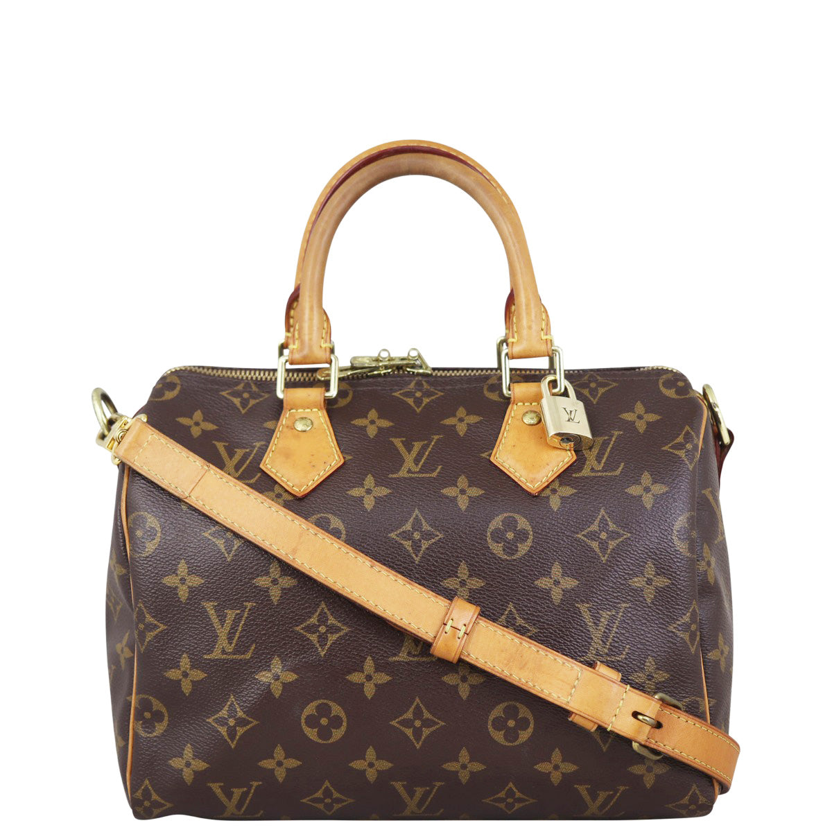 Louis Vuitton Speedy 25 Bandouliere Monogram Front
