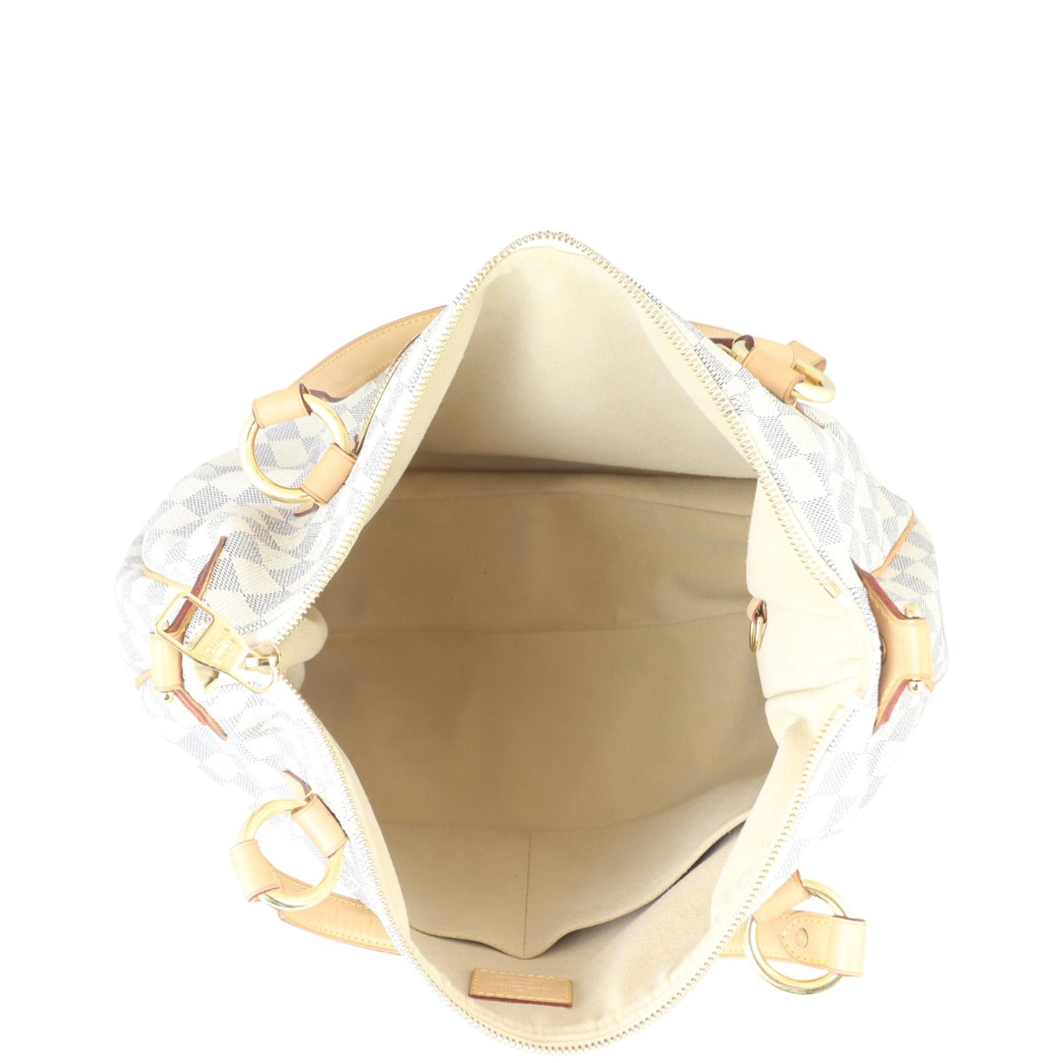 Louis Vuitton Evora MM Damier Azur Whole interior
