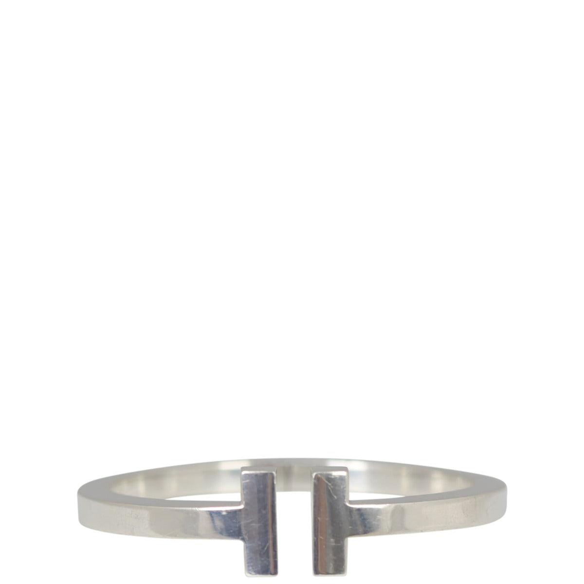 Tiffany & Co T Square Bracelet Sterling Silver Front
