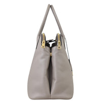 Prada Vitello Daino Double Zip Tote Side
