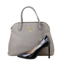Prada Vitello Daino Double Zip Tote Shoe
